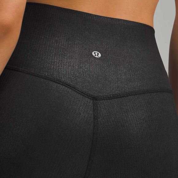 Lululemon Align Ribbed High-Rise Pant 28" Shine Size 8 - Picture 2 of 8